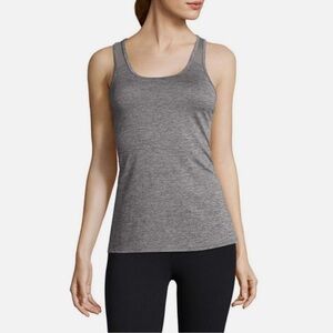 Xersion Gray Racer Back Scoop Neck Tank Top Size XL